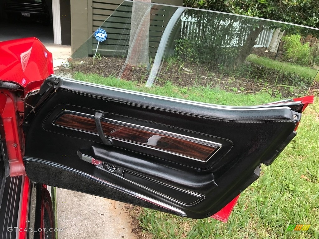 1971 Corvette Stingray Coupe - Mille Miglia Red / Black photo #23