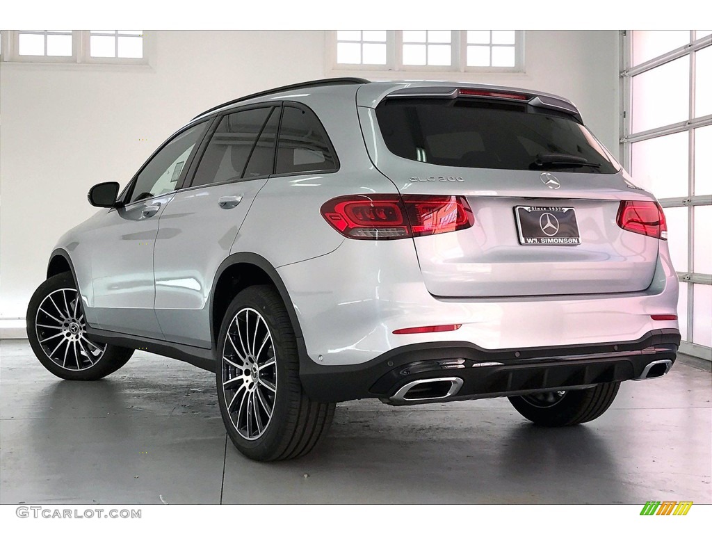 2021 GLC 300 4Matic - Cirrus Silver Metallic / Black photo #2