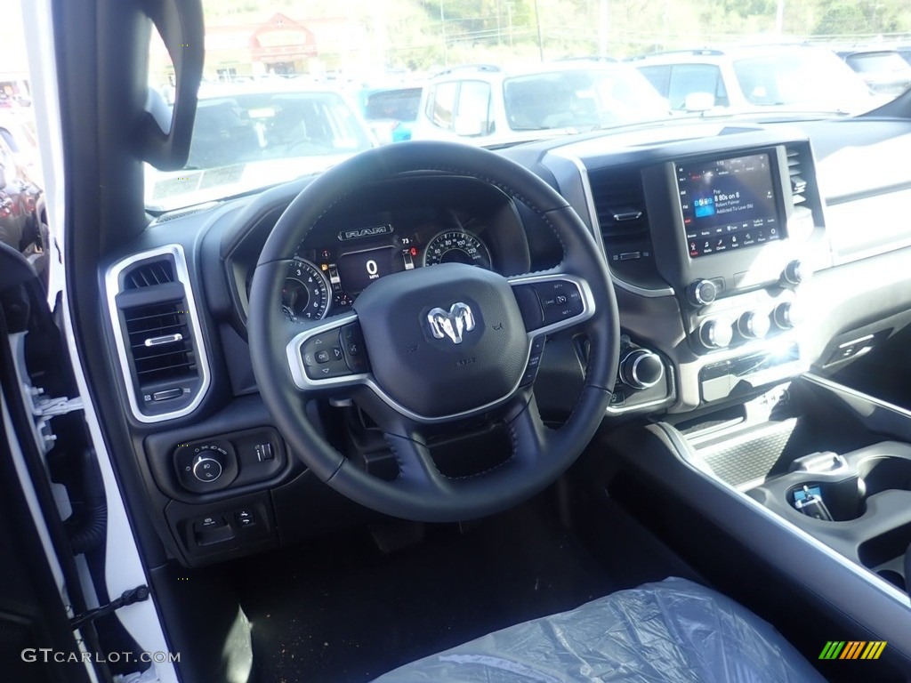 2021 1500 Big Horn Crew Cab 4x4 - Bright White / Black photo #12