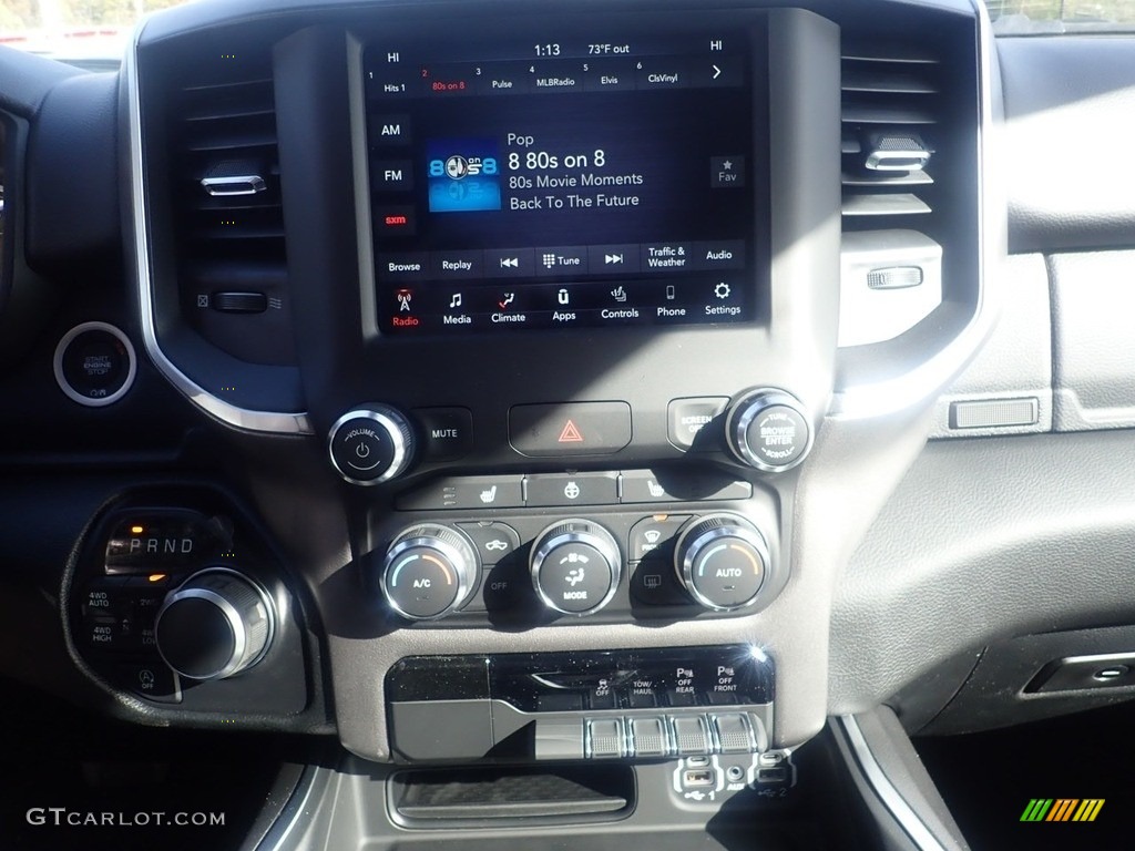 2021 1500 Big Horn Crew Cab 4x4 - Bright White / Black photo #18