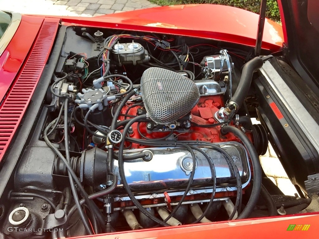 1971 Corvette Stingray Coupe - Mille Miglia Red / Black photo #36