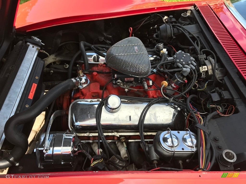 1971 Corvette Stingray Coupe - Mille Miglia Red / Black photo #37