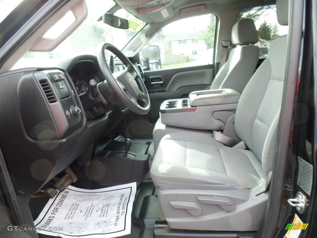 Dark Ash/Jet Black Interior 2016 Chevrolet Silverado 3500HD WT Crew Cab 4x4 Photo #140106586