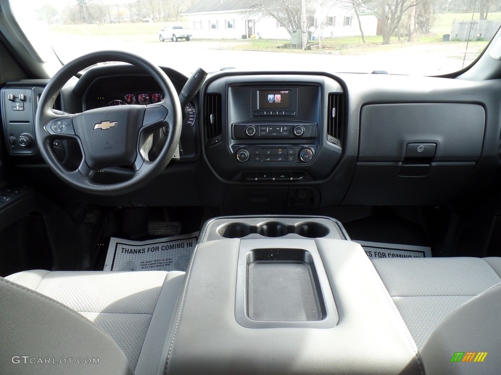 2016 Chevrolet Silverado 3500HD WT Crew Cab 4x4 Dark Ash/Jet Black Dashboard Photo #140106958