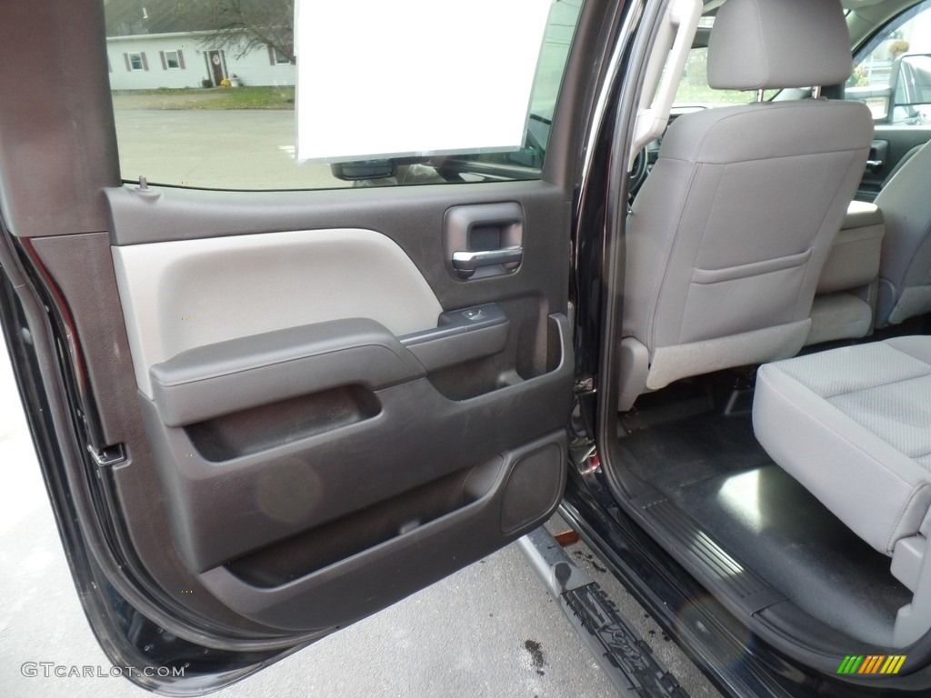 2016 Chevrolet Silverado 3500HD WT Crew Cab 4x4 Dark Ash/Jet Black Door Panel Photo #140106982