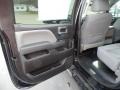 Dark Ash/Jet Black 2016 Chevrolet Silverado 3500HD WT Crew Cab 4x4 Door Panel