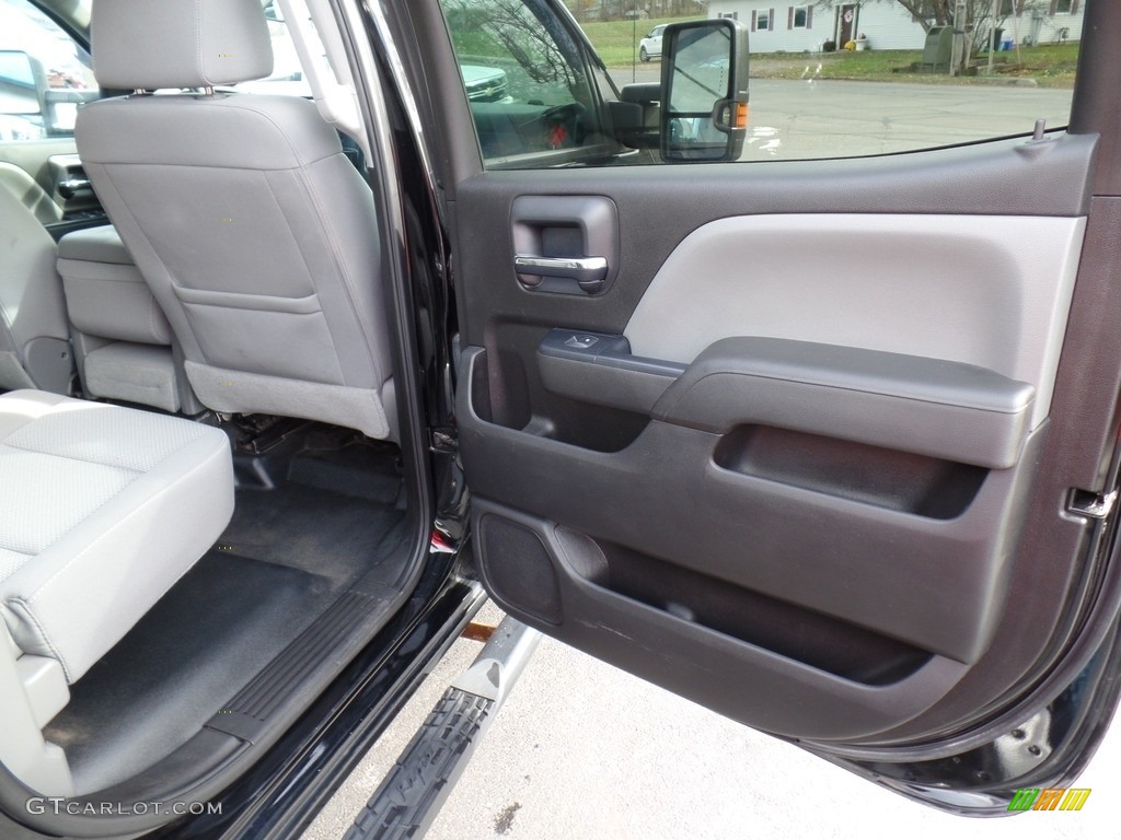2016 Chevrolet Silverado 3500HD WT Crew Cab 4x4 Dark Ash/Jet Black Door Panel Photo #140107042