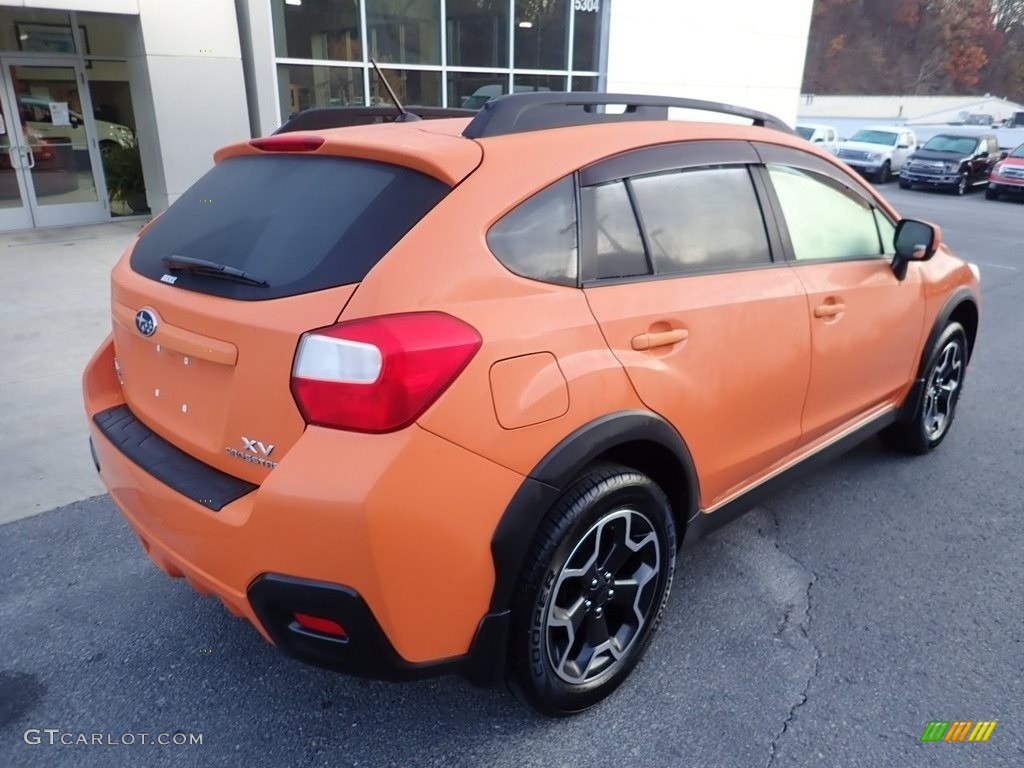 2014 XV Crosstrek 2.0i Premium - Tangerine Orange Pearl / Black photo #2