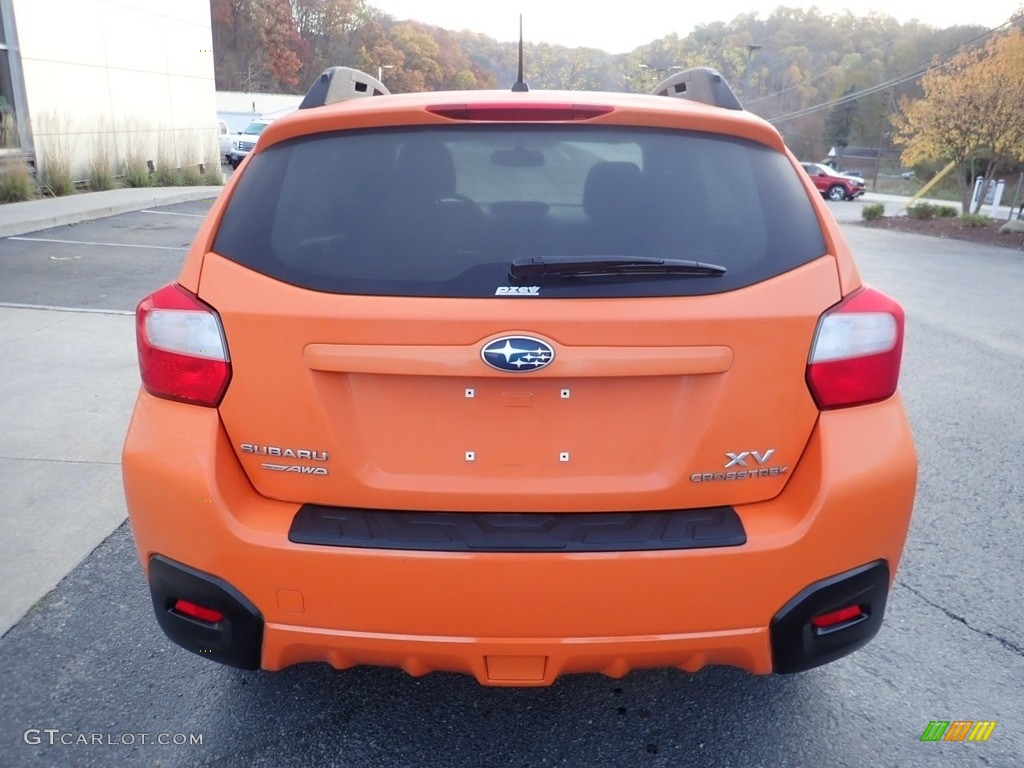 2014 XV Crosstrek 2.0i Premium - Tangerine Orange Pearl / Black photo #3