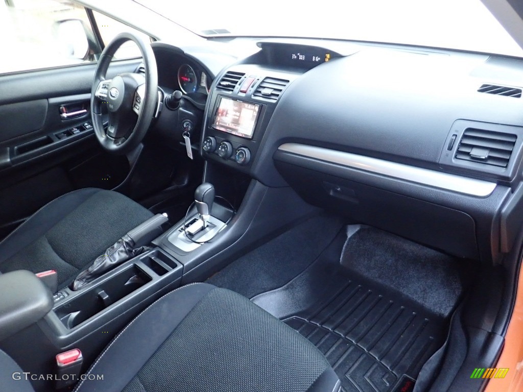 2014 XV Crosstrek 2.0i Premium - Tangerine Orange Pearl / Black photo #12