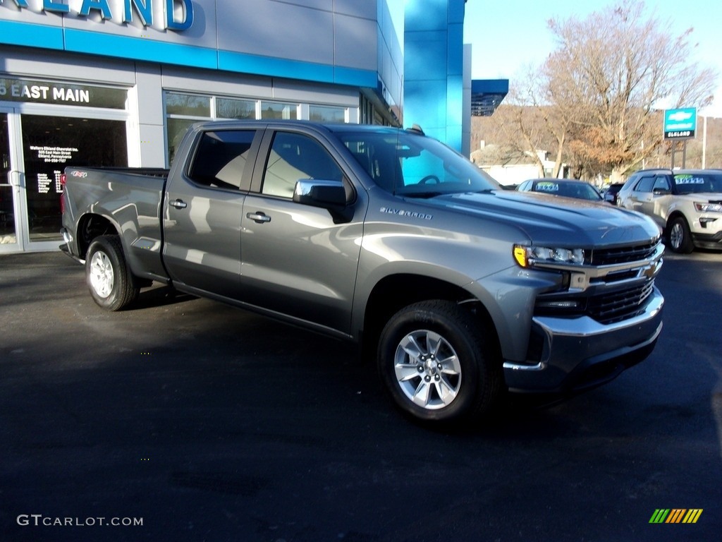 2021 Silverado 1500 LT Crew Cab 4x4 - Satin Steel Metallic / Jet Black photo #16