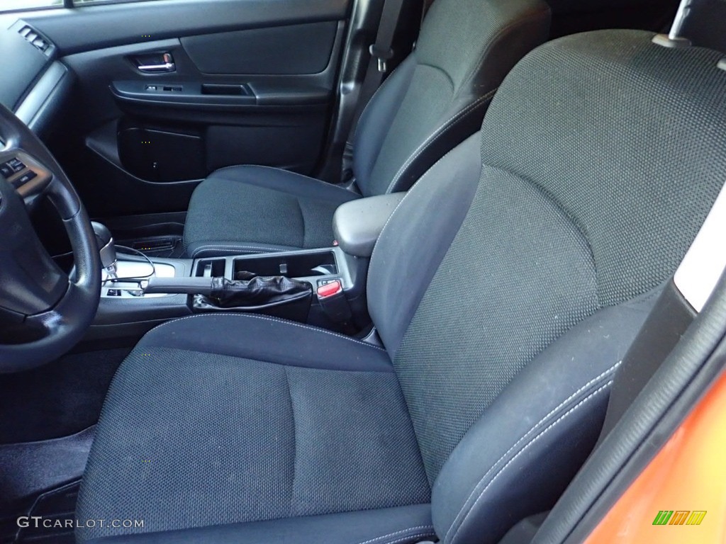 2014 XV Crosstrek 2.0i Premium - Tangerine Orange Pearl / Black photo #16