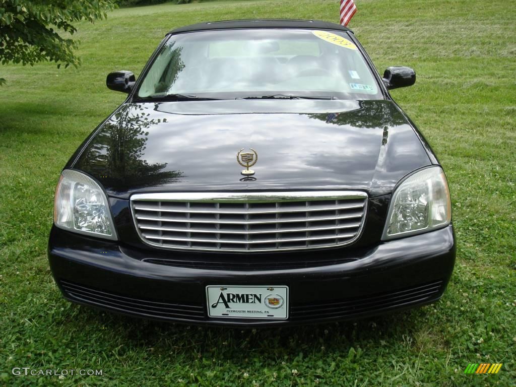 2003 DeVille Sedan - Sable Black / Oatmeal photo #5