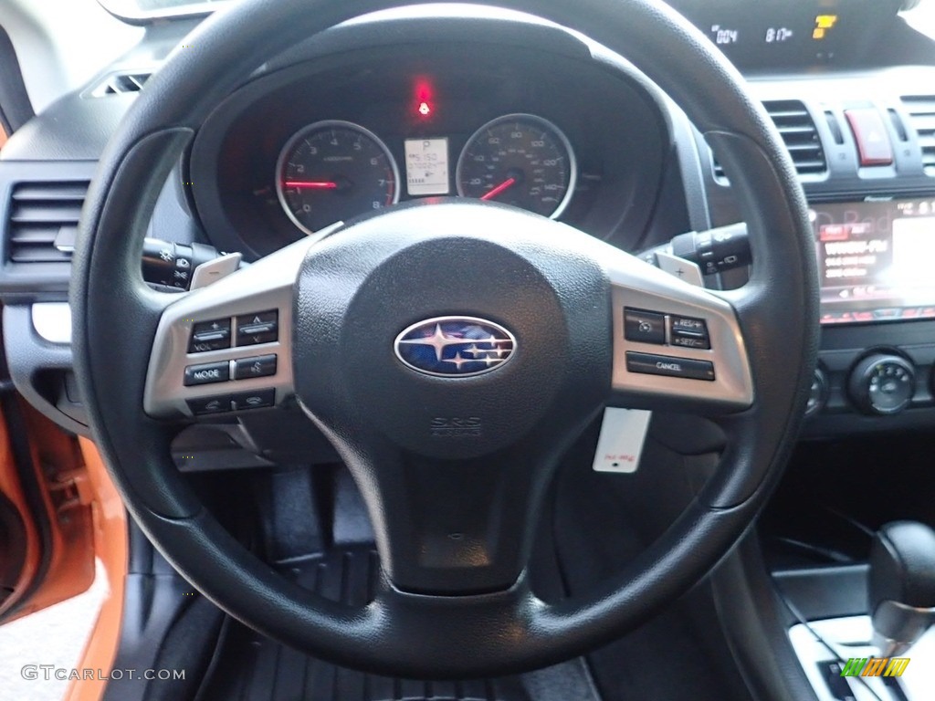 2014 XV Crosstrek 2.0i Premium - Tangerine Orange Pearl / Black photo #22