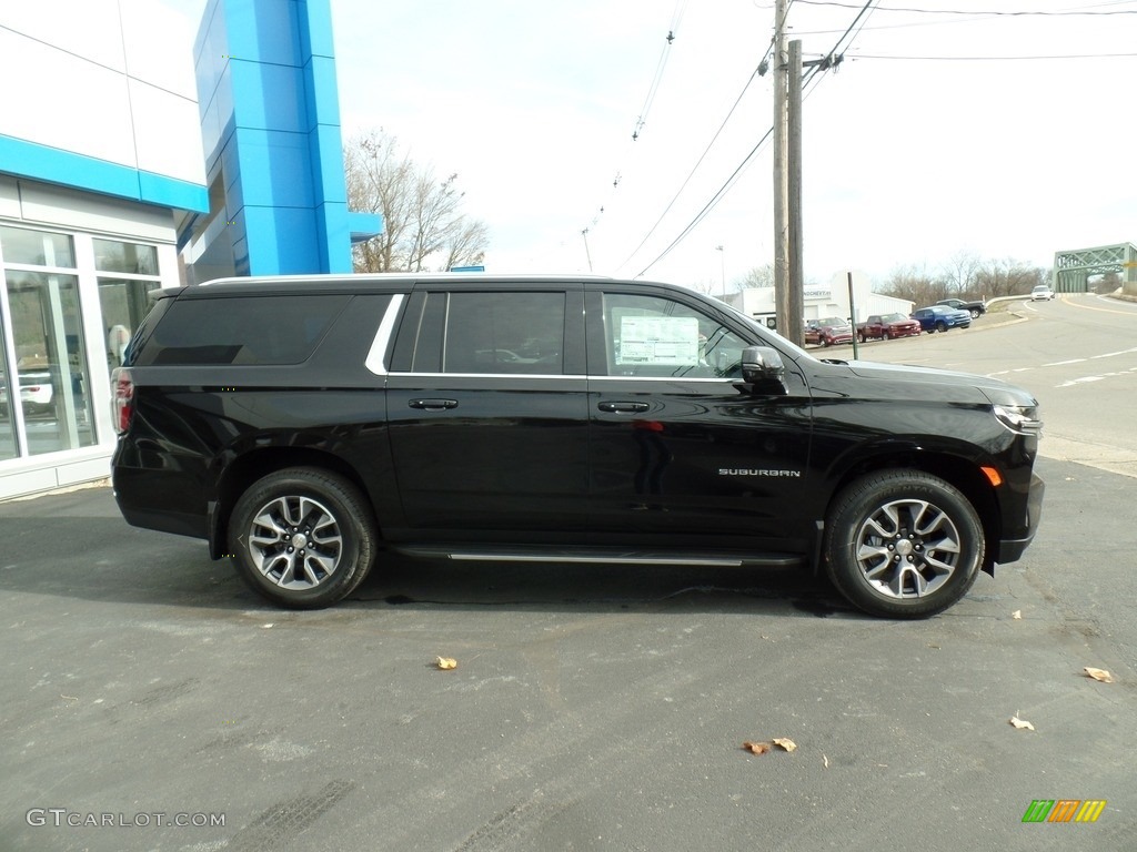 2021 Suburban LT 4WD - Black / Jet Black photo #8