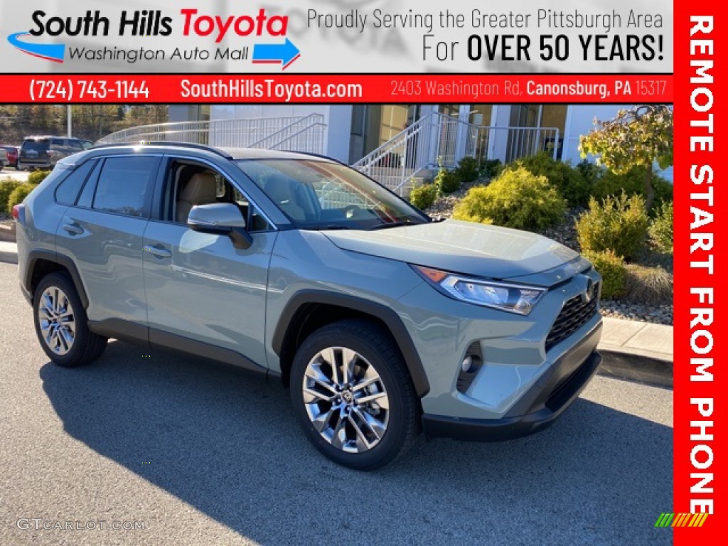 2021 RAV4 XLE Premium AWD - Lunar Rock / Nutmeg photo #1