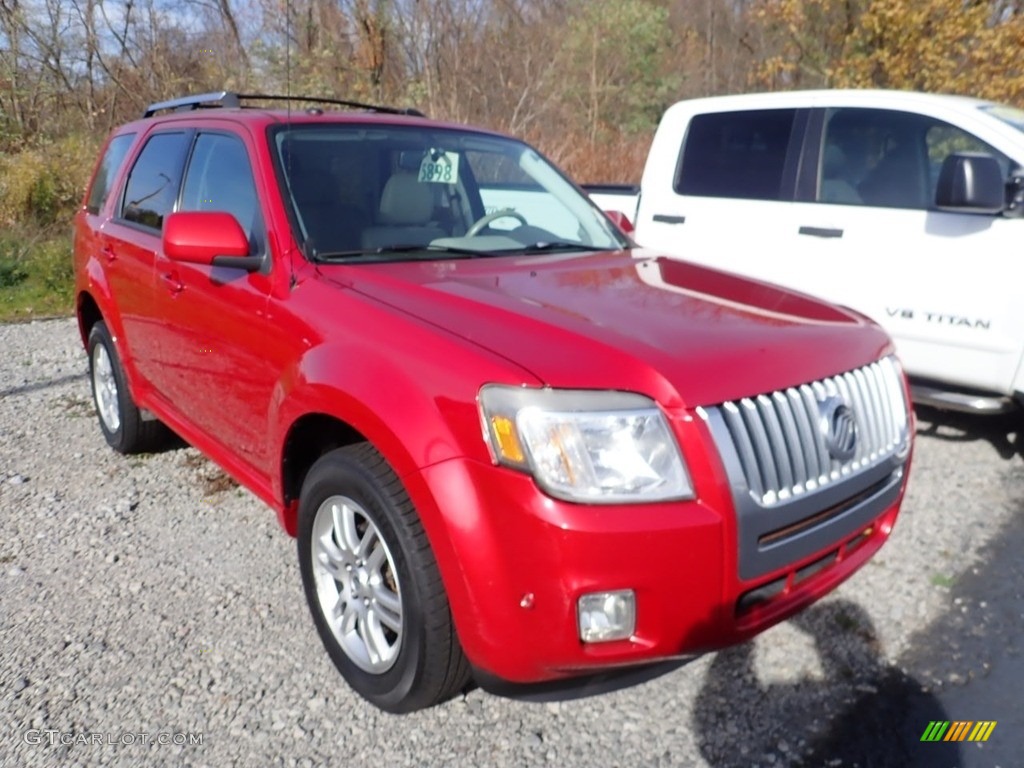 2010 Mariner V6 Premier 4WD - Sangria Red Metallic / Stone photo #5