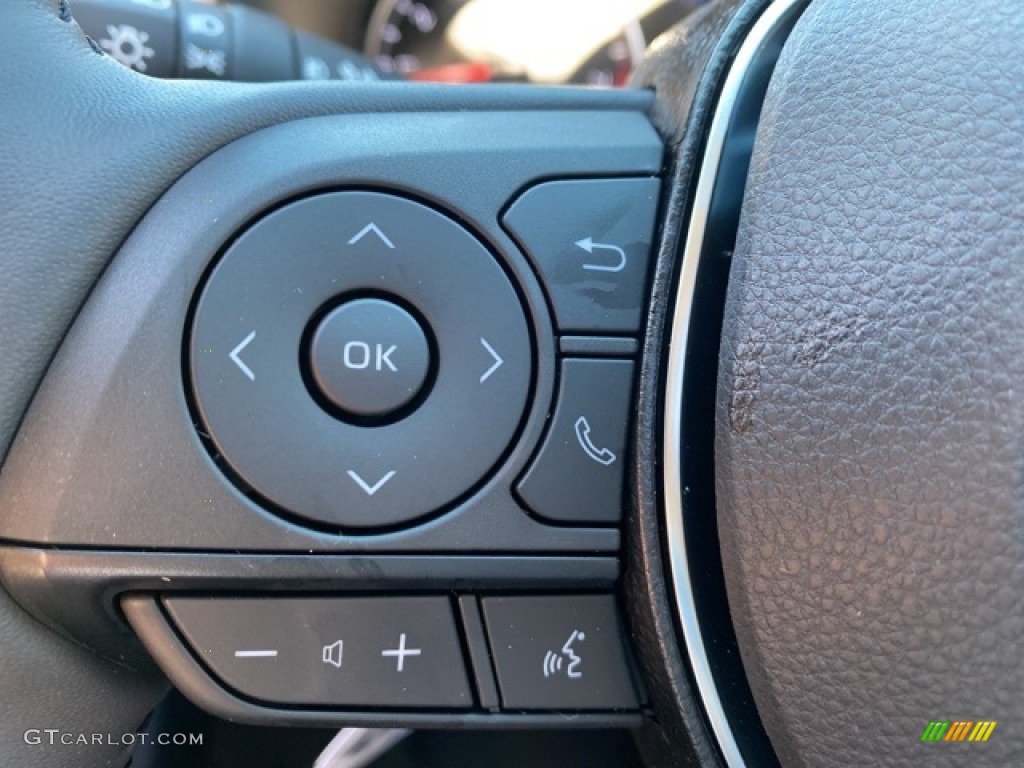 2021 Toyota RAV4 XLE Premium AWD Nutmeg Steering Wheel Photo #140109298