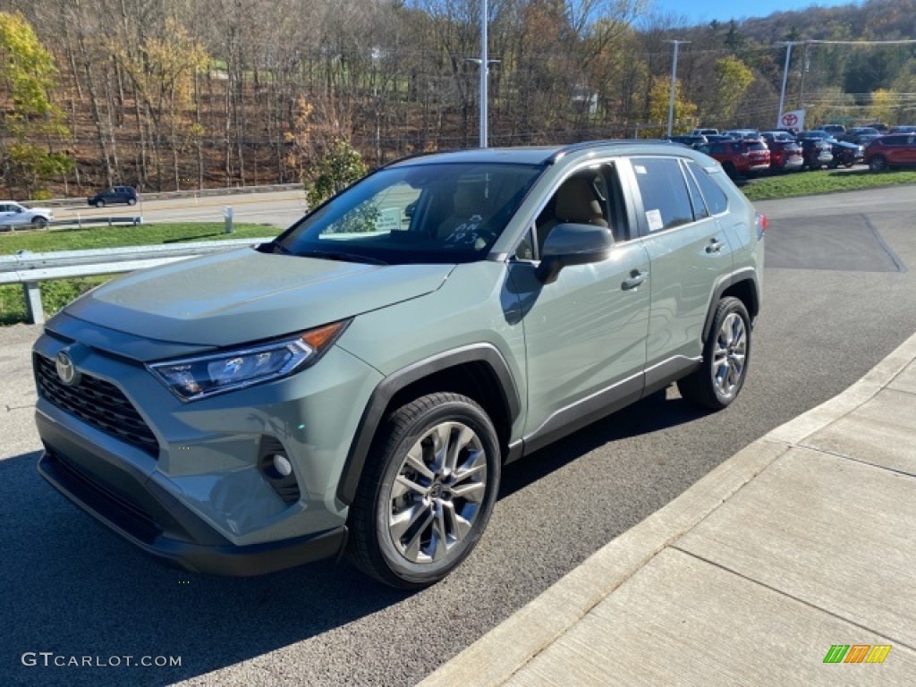 2021 RAV4 XLE Premium AWD - Lunar Rock / Nutmeg photo #14