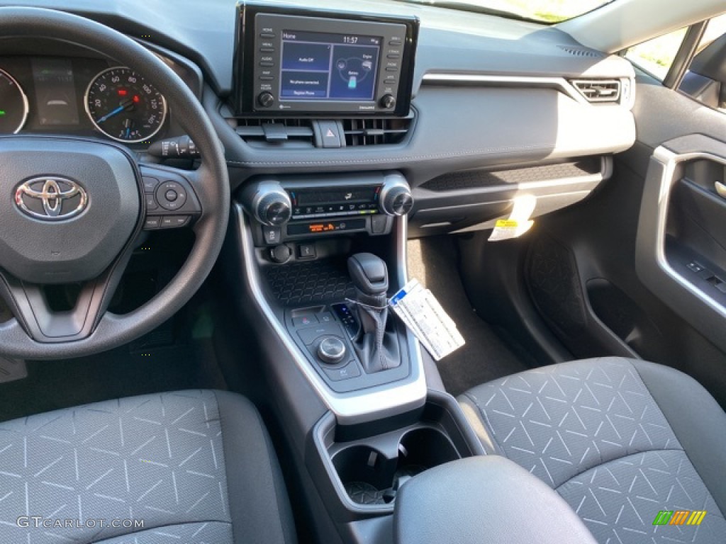 2021 RAV4 XLE AWD Hybrid - Midnight Black Metallic / Black photo #3