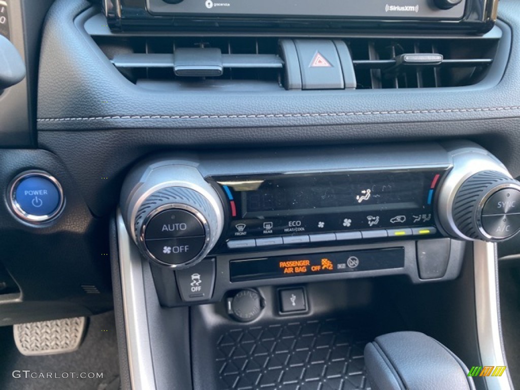 2021 RAV4 XLE AWD Hybrid - Midnight Black Metallic / Black photo #16