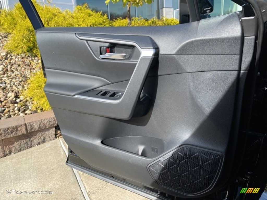 2021 RAV4 XLE AWD Hybrid - Midnight Black Metallic / Black photo #19
