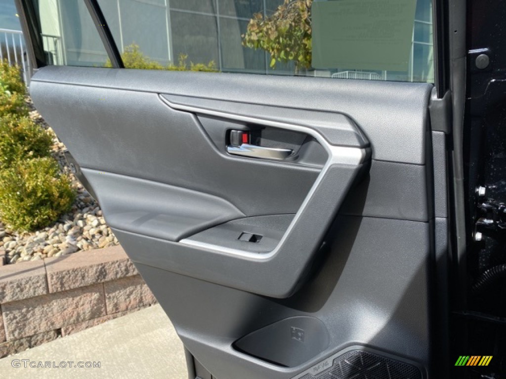 2021 RAV4 XLE AWD Hybrid - Midnight Black Metallic / Black photo #26