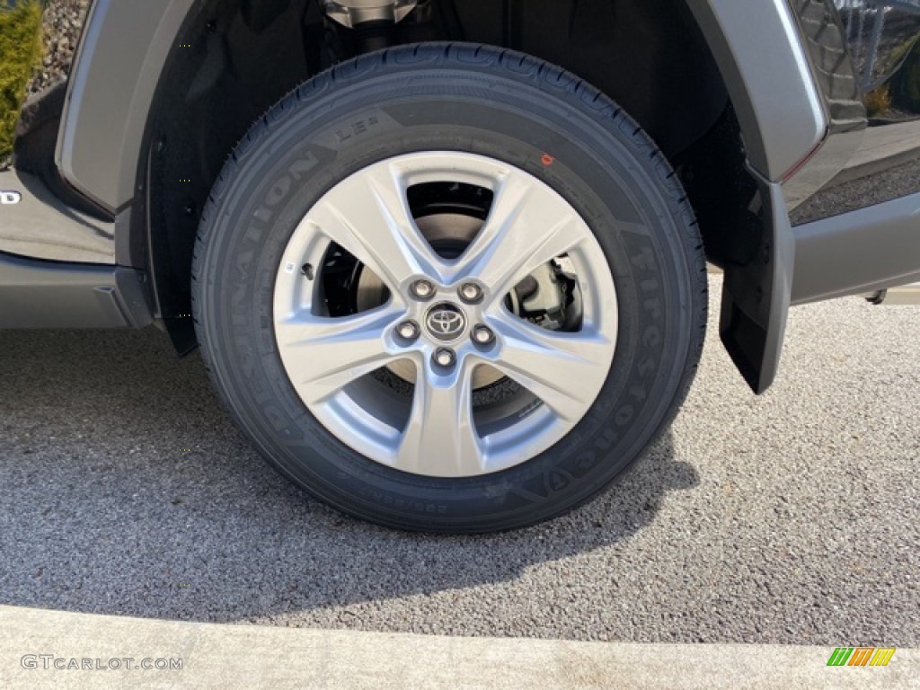 2021 RAV4 XLE AWD Hybrid - Midnight Black Metallic / Black photo #35