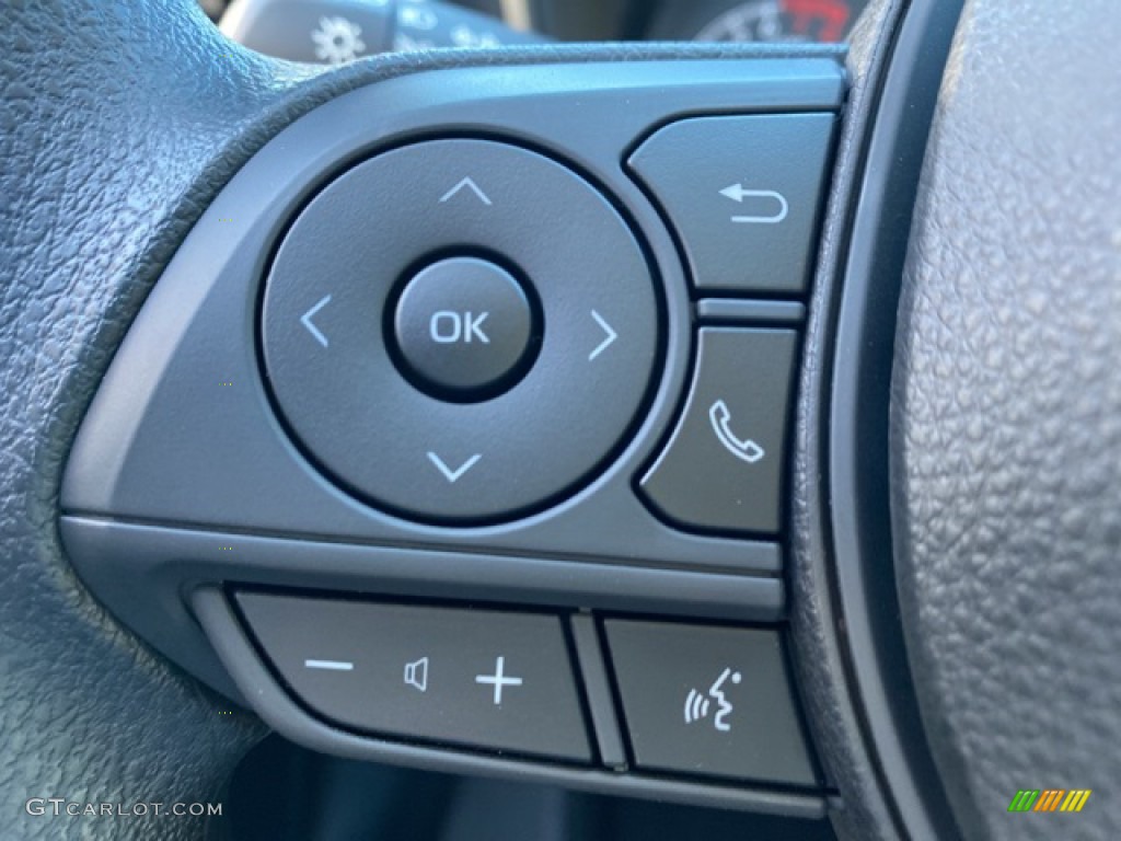 2021 Toyota Corolla LE Black Steering Wheel Photo #140110930