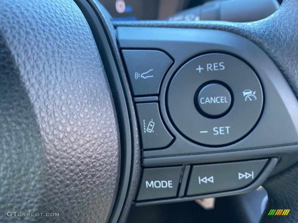 2021 Toyota Corolla LE Black Steering Wheel Photo #140111575