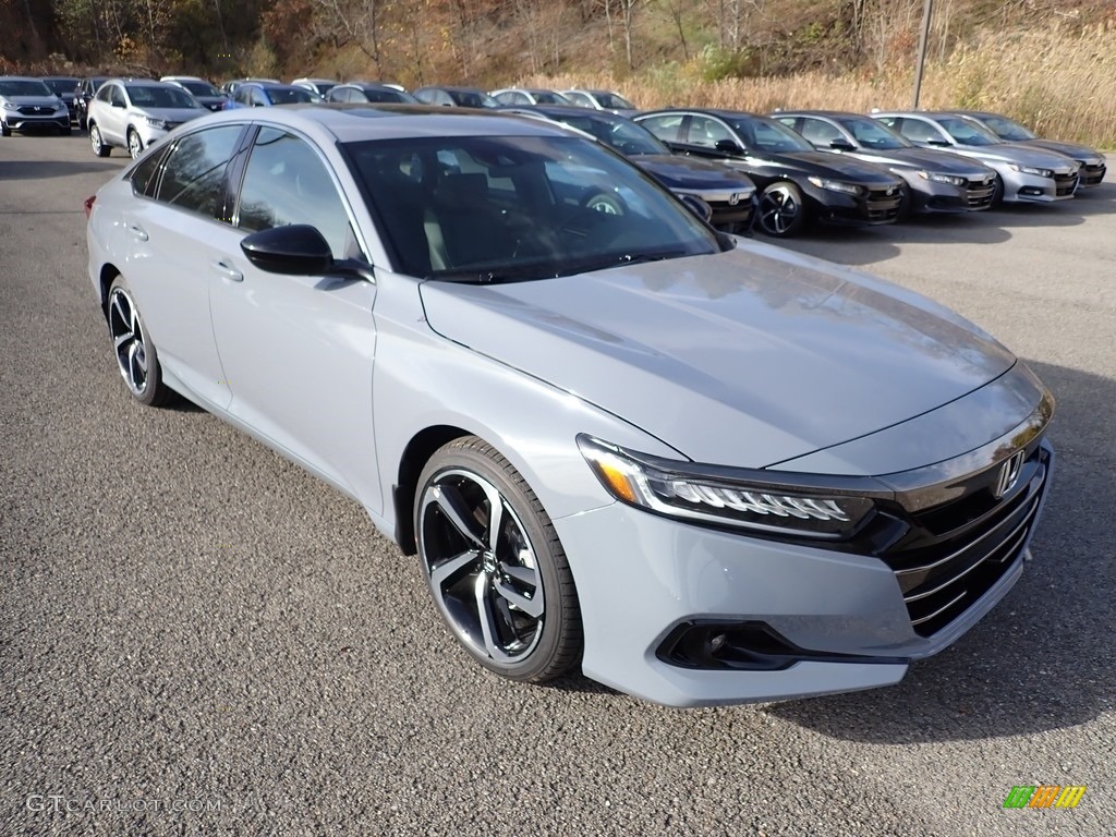 Sonic Gray Pearl 2021 Honda Accord Sport Exterior Photo #140111587