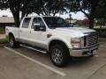 Oxford White - F250 Super Duty Lariat Crew Cab 4x4 Photo No. 2