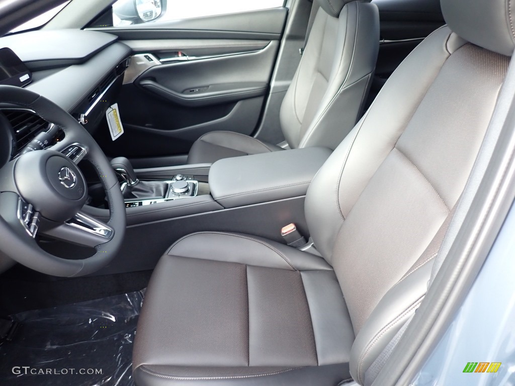 Black Interior 2021 Mazda Mazda3 Premium Hatchback AWD Photo #140112385