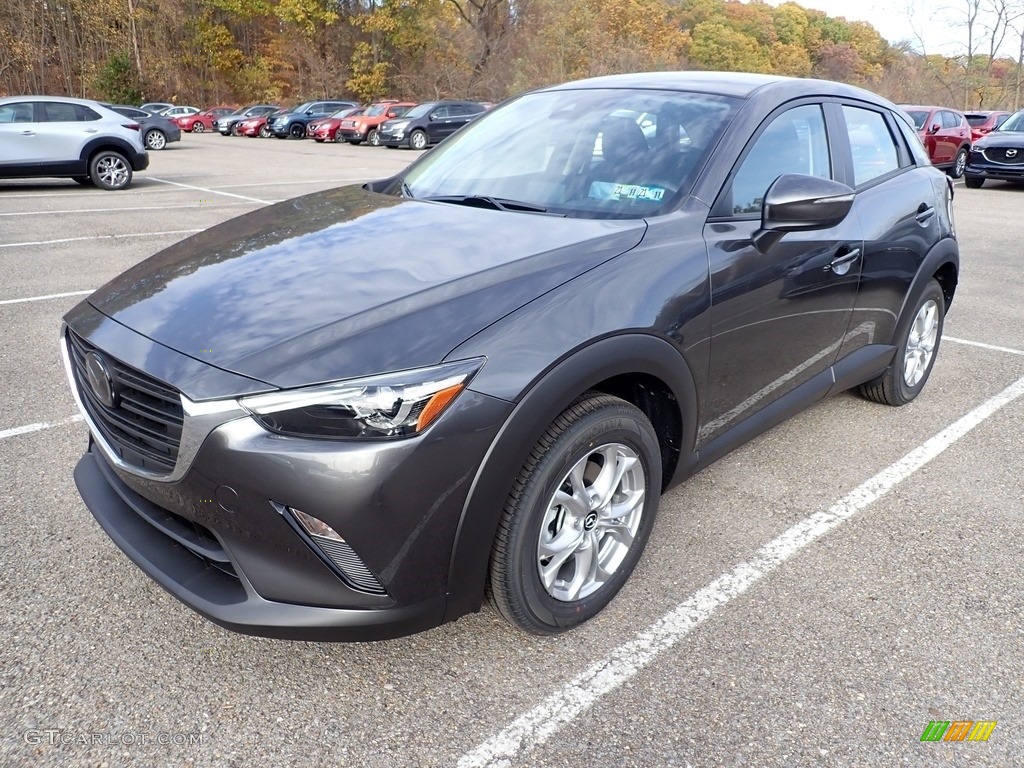 Machine Gray Metallic 2021 Mazda CX-3 Sport AWD Exterior Photo #140112892