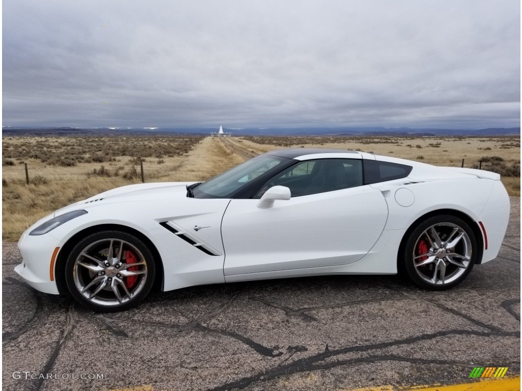 Arctic White 2016 Chevrolet Corvette Stingray Coupe Exterior Photo #140113441