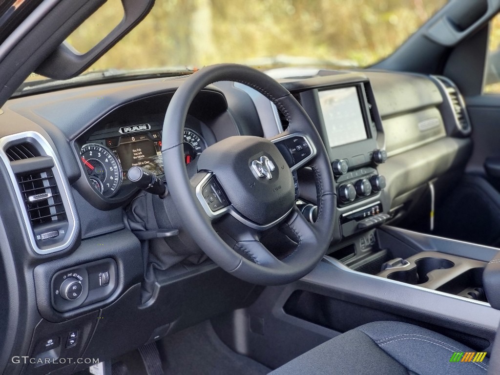 2021 Ram 1500 Big Horn Quad Cab 4x4 Black Dashboard Photo #140113531