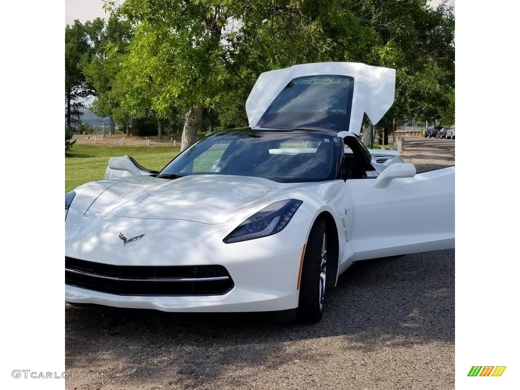 2016 Corvette Stingray Coupe - Arctic White / Jet Black photo #6