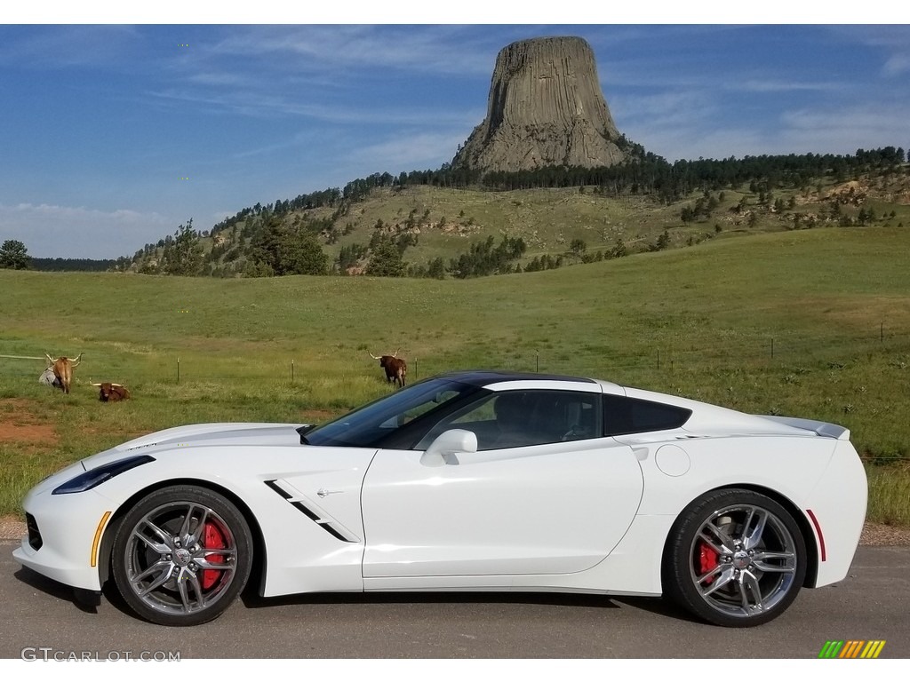 2016 Corvette Stingray Coupe - Arctic White / Jet Black photo #13