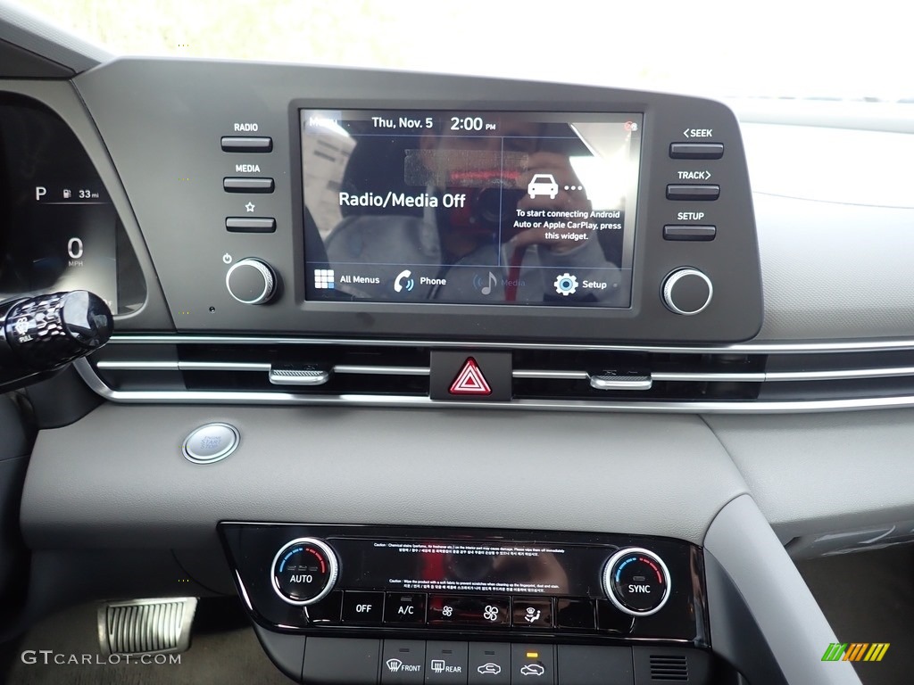 2021 Elantra SEL - Fluid Metal / Medium Gray photo #12
