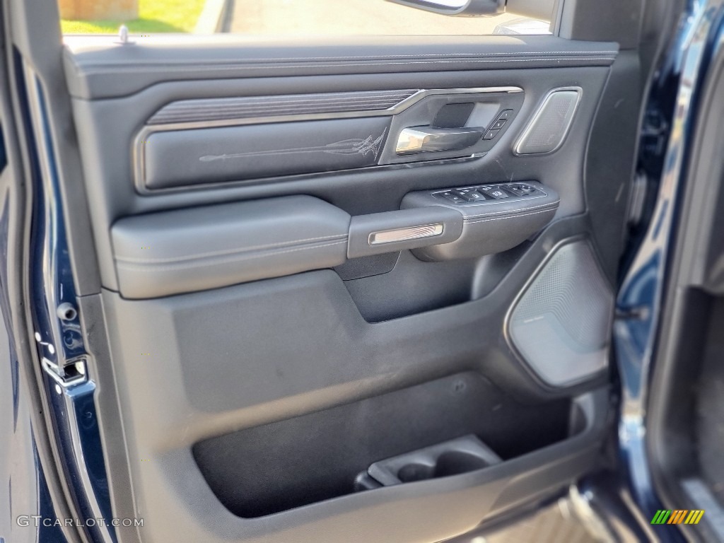 2021 Ram 1500 Limited Crew Cab 4x4 Black Door Panel Photo #140113921