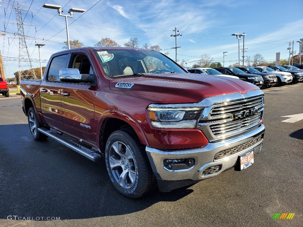 2021 Delmonico Red Pearl Ram 1500 Laramie Crew Cab 4x4 140105431