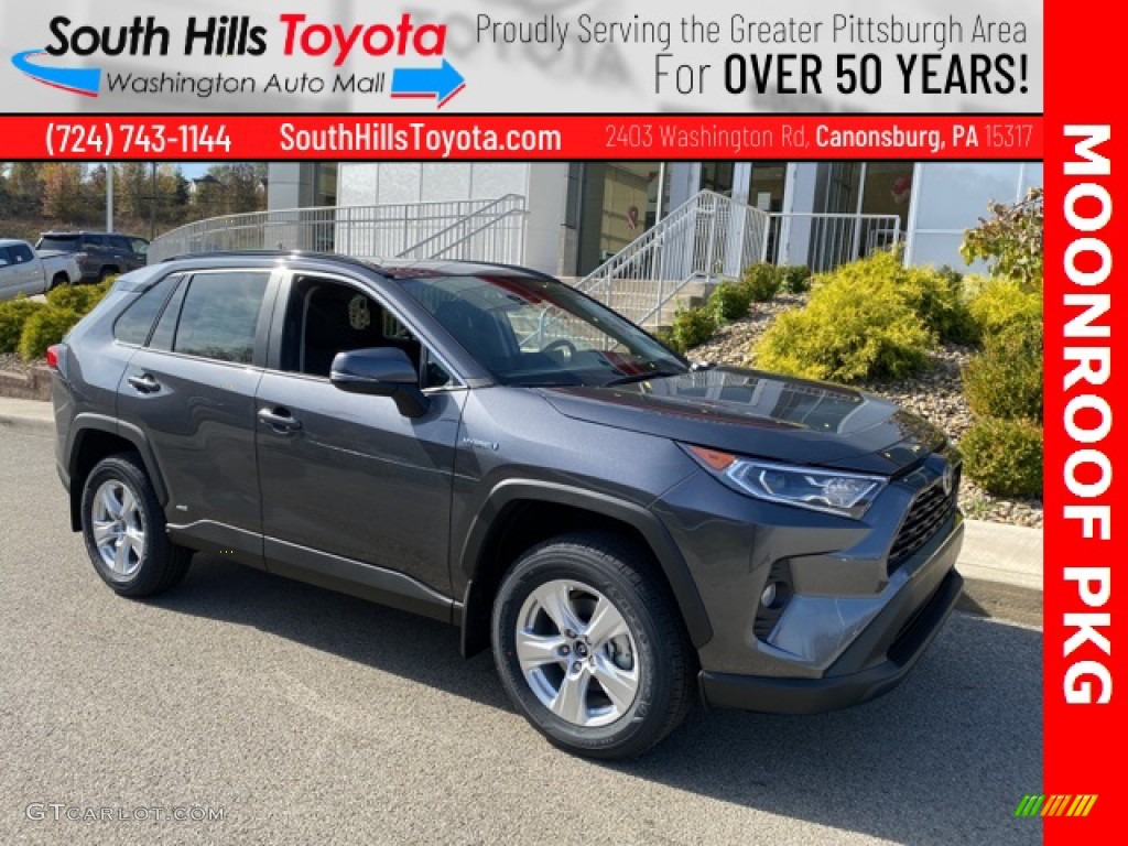 2021 Gray Metallic Toyota RAV4 XLE AWD Hybrid 140105462 Photo 33 Car