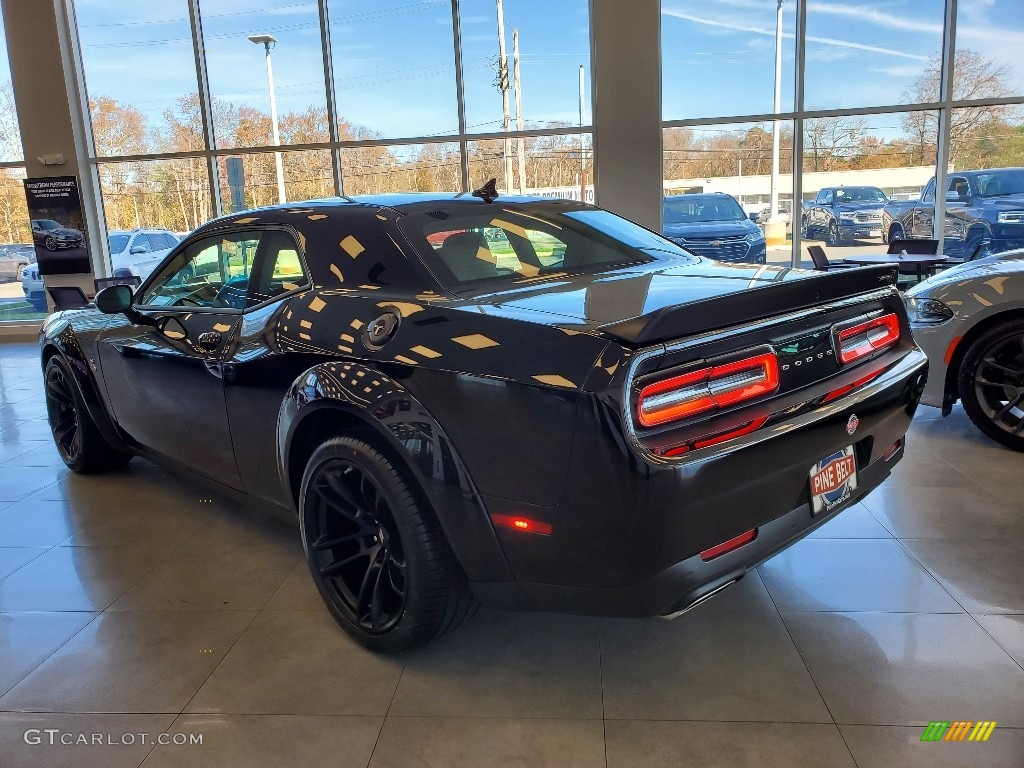 2020 Challenger R/T Scat Pack - Pitch Black / Black/Ruby Red photo #7
