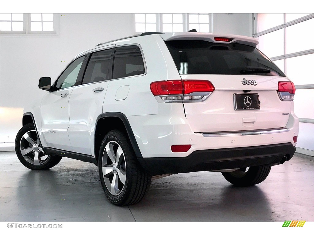 2015 Grand Cherokee Limited - Bright White / Black/Light Frost Beige photo #10