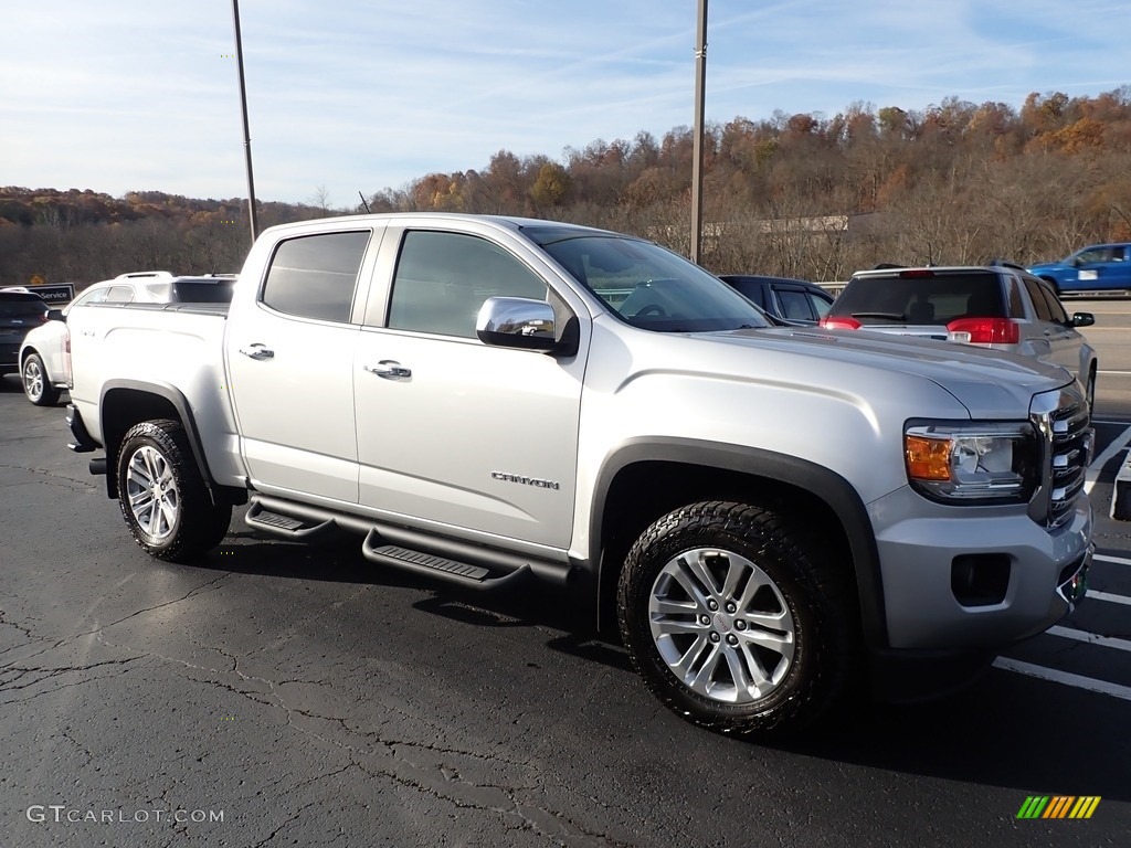 Quicksilver Metallic 2016 GMC Canyon SLT Crew Cab 4x4 Exterior Photo #140115211