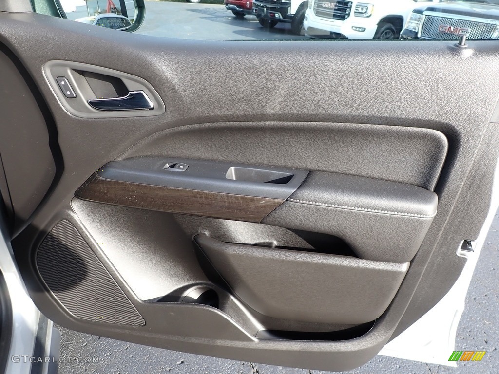 2016 GMC Canyon SLT Crew Cab 4x4 Jet Black Door Panel Photo #140115256