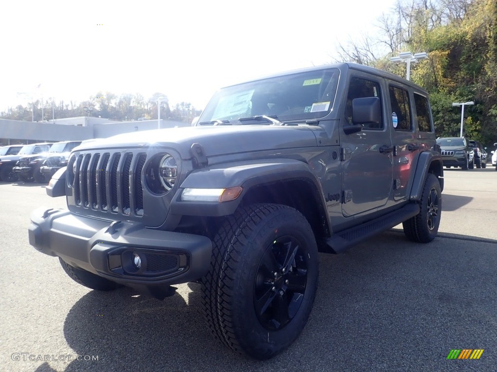 2021 Wrangler Unlimited Sahara 4x4 - Sting-Gray / Black photo #1