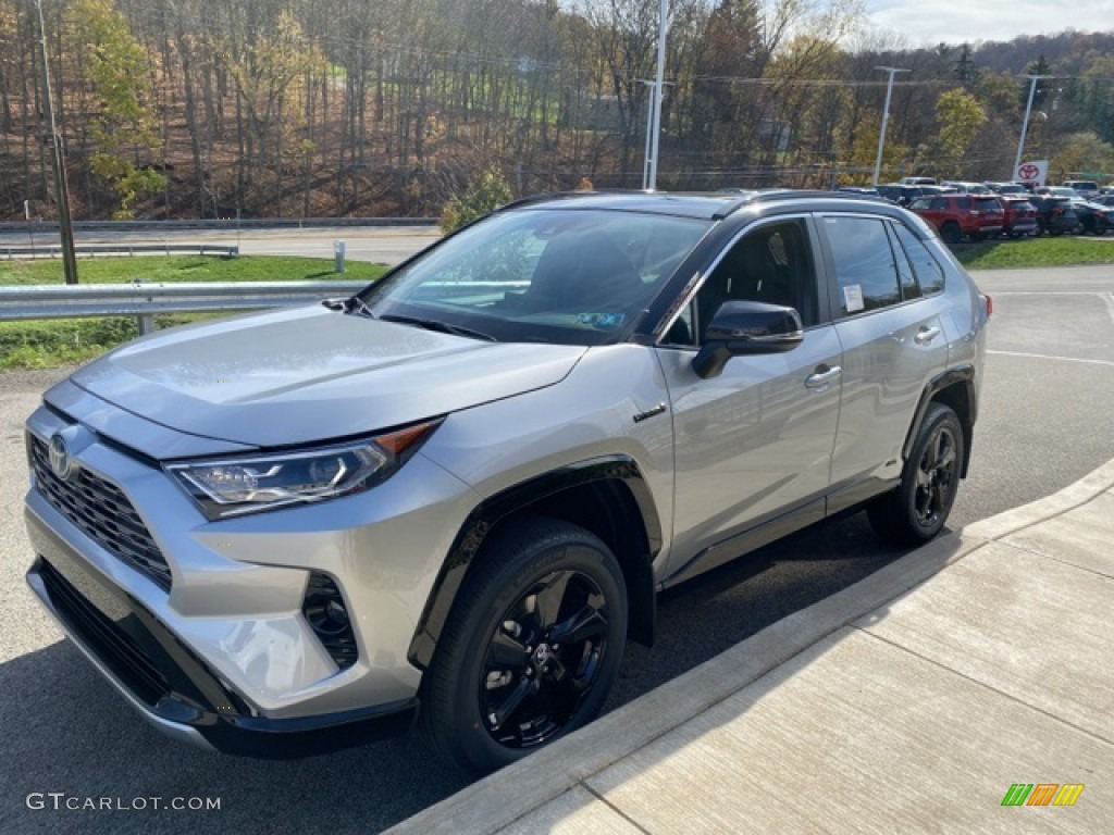 Silver Sky Metallic 2021 Toyota RAV4 XSE AWD Hybrid Exterior Photo #140116228
