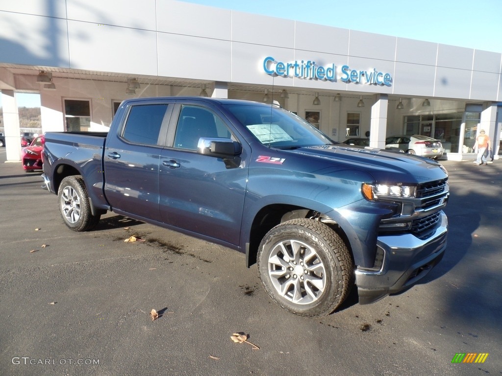 2020 Silverado 1500 LT Crew Cab 4x4 - Northsky Blue Metallic / Jet Black photo #2