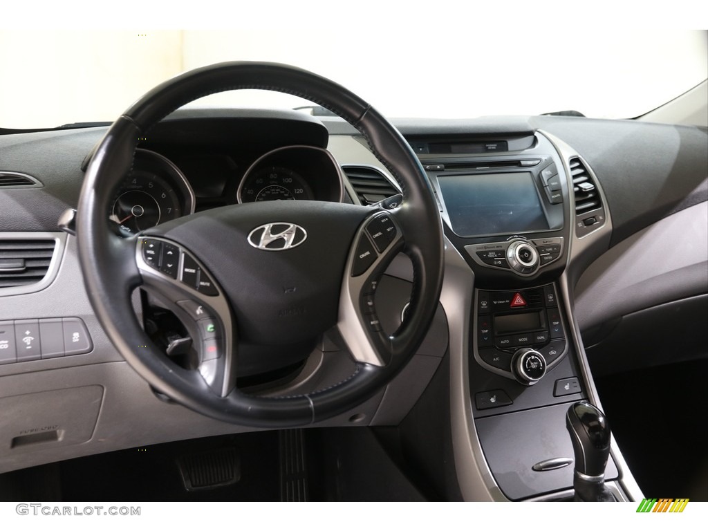 2014 Elantra Limited Sedan - Black / Gray photo #6